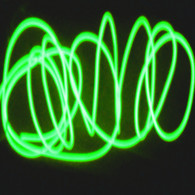 JYtrend (TM) 18ft Neon Glowing Strobing Electroluminescent Wire /El Wire (Green, Car Cigarette Controller)