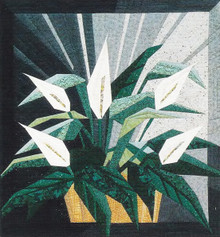 Peace Lily Paper Piecing Quilt
