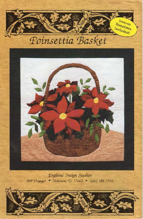 Poinsettia Basket Front Cover