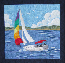 Sailing Away Picture Piecing Quilt