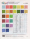 The Splash Collection Fabric Chart
