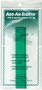 Add-An-Eighth 6" Green Paper Piecing Ruler
