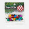 Dress It Up - Holiday Collection - Tree Trimmers:

Description: These novelty embellishment buttons are the perfect finishing touch to apparel and craft projects. Buttons feature a 1-hole attachment. Package contains at least 15 pieces total - 1/2": 3-each of 5 colors. Please purchase sufficient amounts as design may vary in the package.
