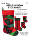 Little Holiday Stockings Tissue Foundation Paper Piecing Project Front Cover