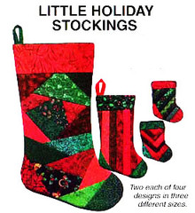 Little Holiday Stockings Tissue Foundation Paper Piecing Project