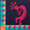 Kokopelli Quilt Block