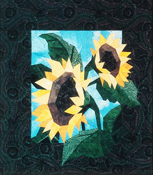 Sunflowers Paper Piecing Quilt Block
