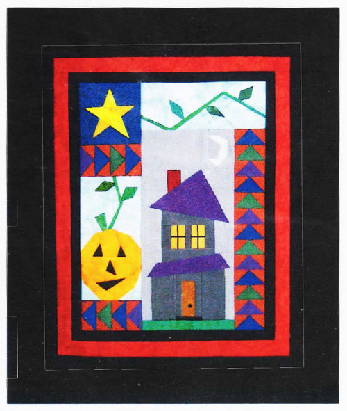 Haunted House Paper Piecing Quilt