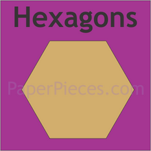 English Paper Piecing Hexagons