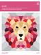 The Lion - English Paper Piecing Pattern Front Cover