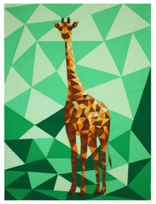 The Giraffe Abstractions Quilt Paper Piecing Pattern Quilt