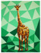 The Giraffe Abstractions Quilt Paper Piecing Pattern Quilt