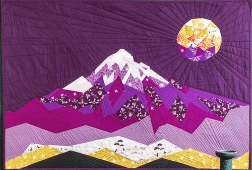 The Elevated Abstractions: Mt. Hood Quilt Foundation Paper Piecing Quilt