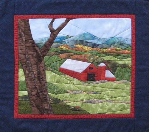 Red Barn Picture Piecing Quilt Pattern
