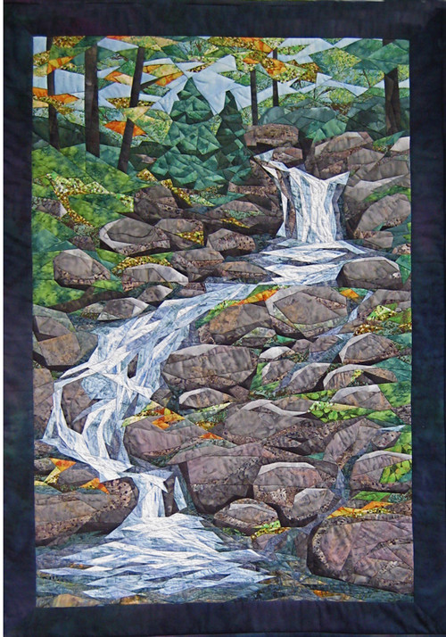 Waterfall Picture Piecing Quilt Block