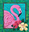 Flamingo Picture Piecing Quilt