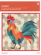 The Rooster English Paper Piecing Quilt Front Cover