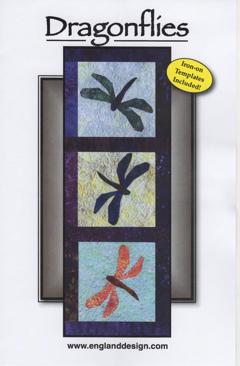 Dragonflies - NEW Foundation Paper Piecing Pattern Front Cover