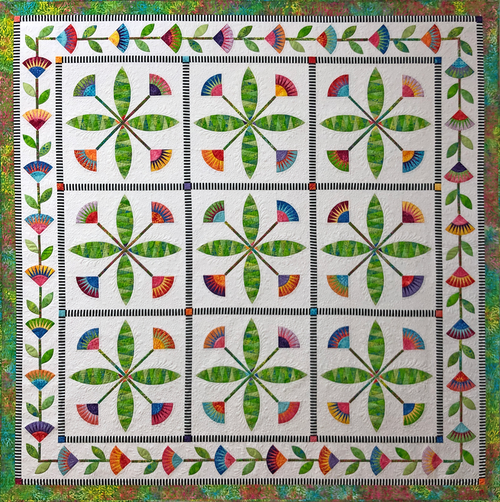 Summertime Foundation Paper Piecing Pattern Quilt
