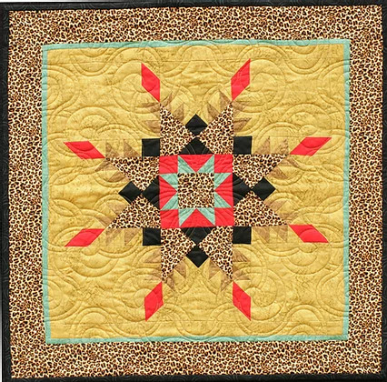 Kitty Star Foundation Paper Piecing Quilt