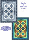 Blue Ice Foundation Paper Piecing Quilt Front Cover