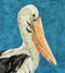 Pelican Picture Piecing Quilt Detail