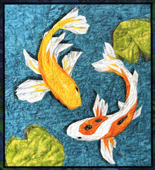 Butterfly Koi Fish Paper Piecing Quilt