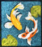 Butterfly Koi Fish Paper Piecing Quilt