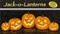 Jack-O-Lanterns Picture Piecing Quilt