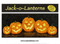 Jack-O-Lanterns Picture Piecing Quilt Front Cover