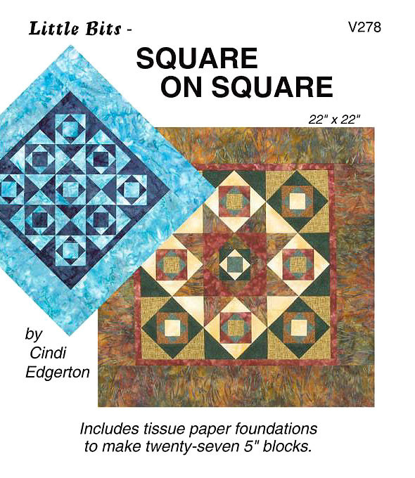 Square on Square - Foundation Paper Piecing Pattern - 2 Quilt