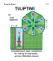 Tulip Time Quilt Paper Piecing Pattern Front Cover