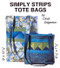 Simply Strips Tote Bags Paper Piecing Pattern