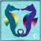 Ocean Ponies Foundation Paper Pieced Quilt Pattern