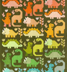 Dinosaurs Patchwork Quilt Pattern