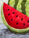 Watermelon Picture Piecing Pattern Detail