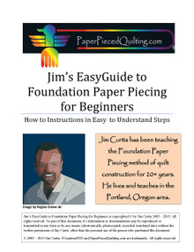 Jim's EasyGuide to Foundation Paper Piecing for Beginners