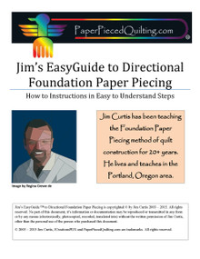 Jim's EasyGuide to Directional Foundation Paper Piecing