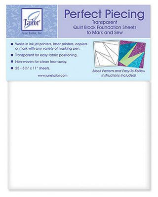 Perfect Piecing Foundation Sheets 25 PKG