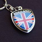 United Kingdom England Great Britain Crest Key Chain