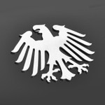 Germany German Eagle Stainless Emblem Badge