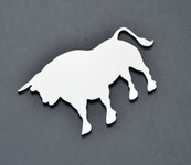 Bull Toro Taurus Stainless Metal Car Truck Motorcycle Badge Emblem  (select size)
