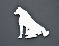 Wolf Stainless Metal Car Truck Motorcycle Badge Emblem (select size)