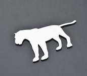 Panther v3 Stainless Metal Car Truck Motorcycle Badge Emblem (select size)