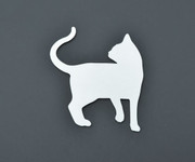 Cat v3 Stainless Metal Car Truck Motorcycle Badge Emblem (select size)