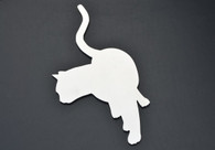 British Short Hair Cat Stainless Metal Car Truck Motorcycle Badge Emblem (select size)