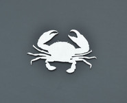Crab Stainless Metal Car Truck Motorcycle Badge Emblem (select size)