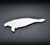 Manatee Stainless Metal Car Truck Motorcycle Badge Emblem (select size)