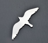 Song bird Stainless Metal Car Truck Motorcycle Badge Emblem (select size)