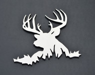 Buck v2 Stainless Metal Car Truck Motorcycle Badge Emblem (select size)